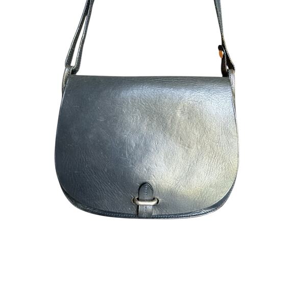 Céline Lefébure Bag Shoulder bag Navy/Dark blue  Smooth leather Made in Italy - Picture 1 of 15